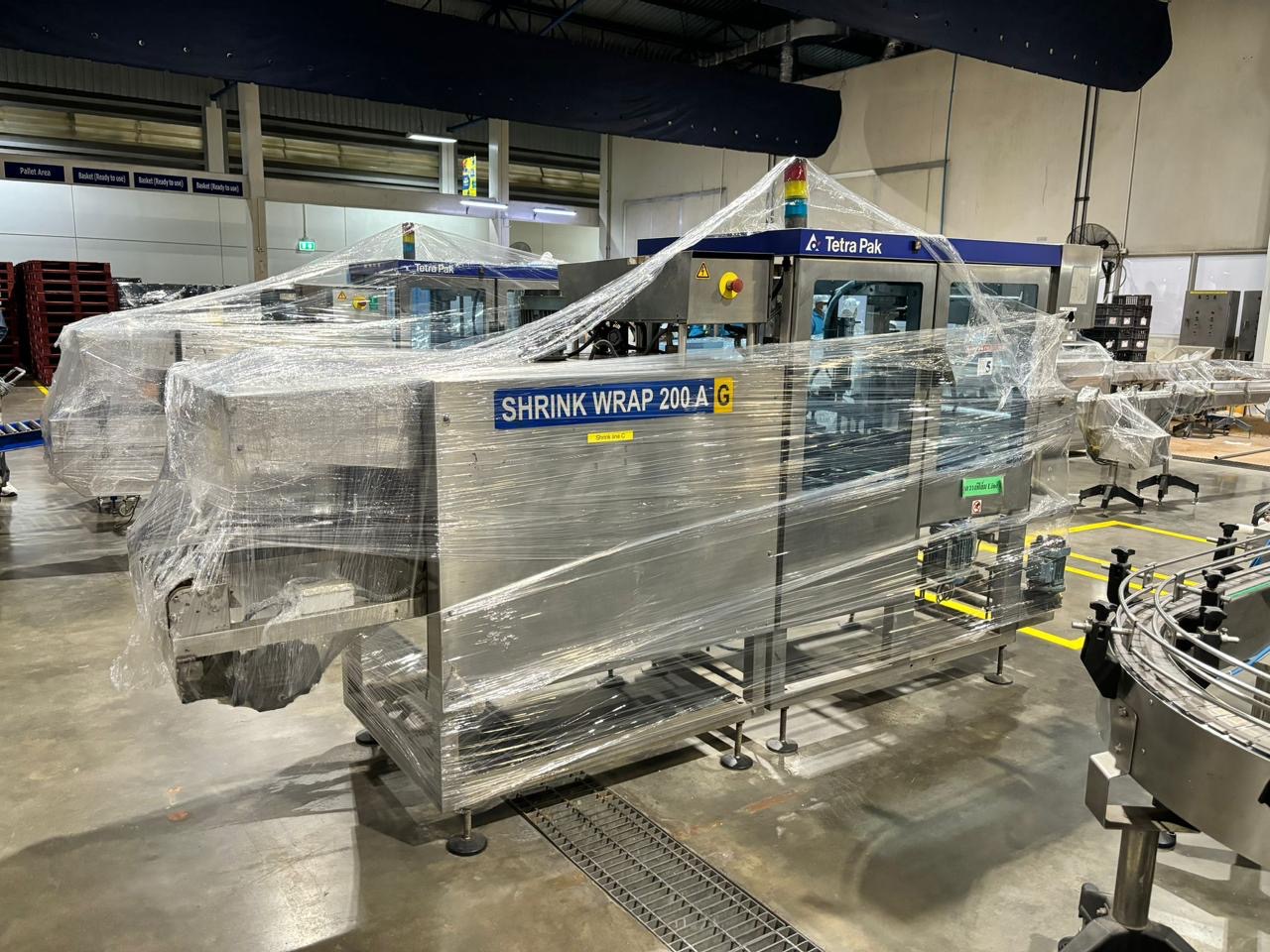 USED TETRA PAK TBA 19 200ML SLIM COMPLETE FILLING LINE FOR SALE YEAR 2001